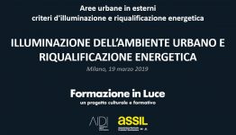 TEACHING OF THE COURSE “AREE URBANE IN ESTERNI: CRITERI DI ILLUMINAZIONE E RIQUALIFICAZIONE ENERGETICA”