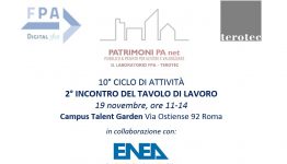 PATRIMONI PA NET – in collaborazione con ENEA